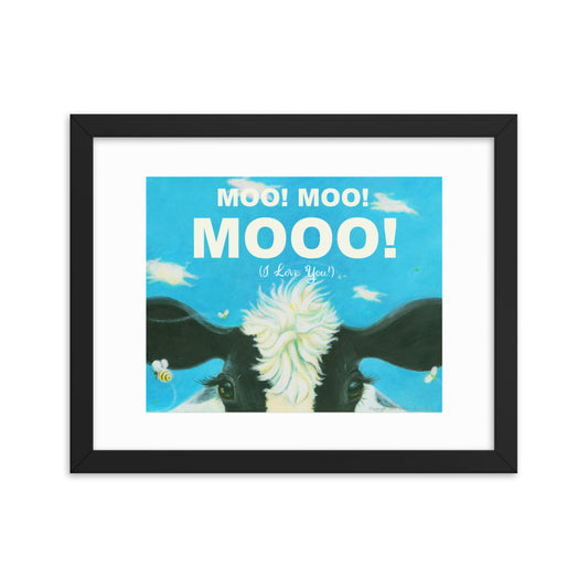 Buttercup Word Art - MooMooMooo! I Love You!