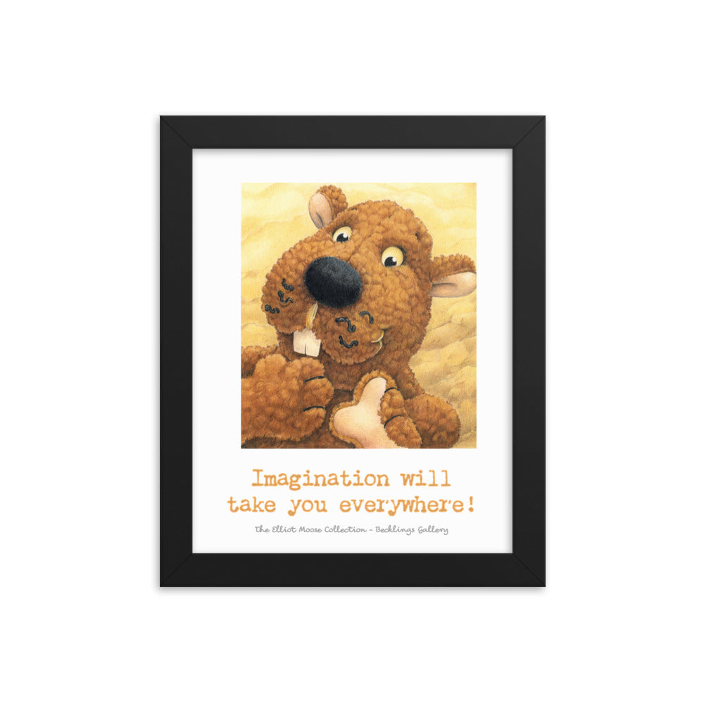 EWA - Framed - Beaverton Reminder - Imagination will take you everywhere.