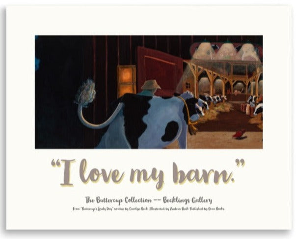 Buttercup - I Love Series - "I Love my Barn"